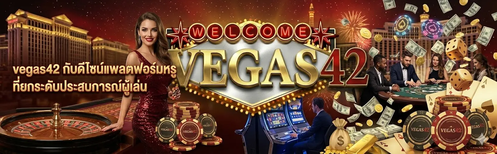 vegas42 กับดีไซน์แพลตฟอร์มหรู ที่ยกระดับประสบการณ์ผู้เล่น